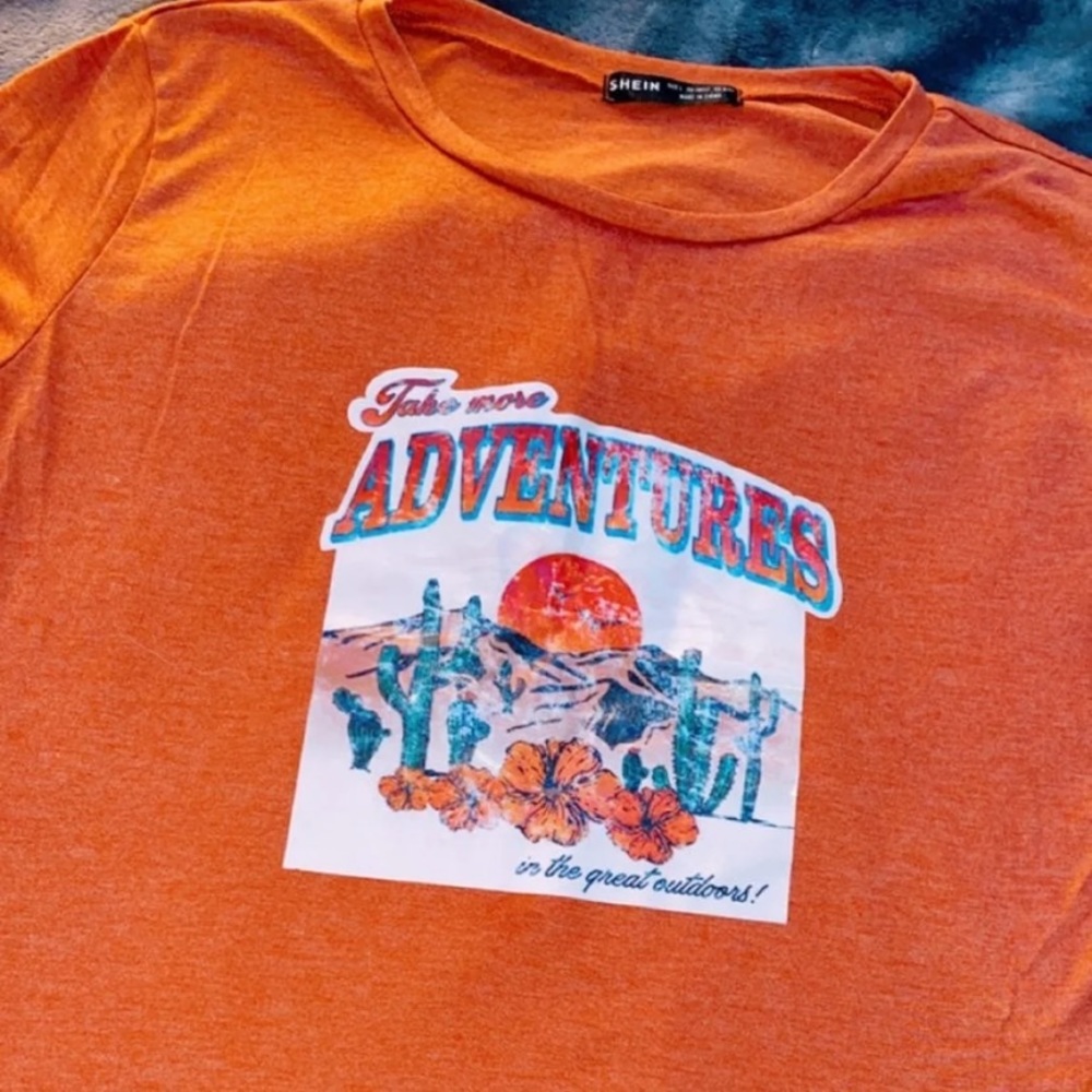 orange top women size large